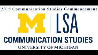 2015 Communication Studies Commencement