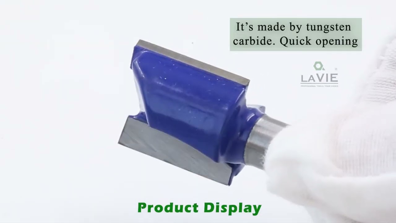 LAVIE 1pc 8mm tige droite Bit Double cannelure routeur Bits fraise pour