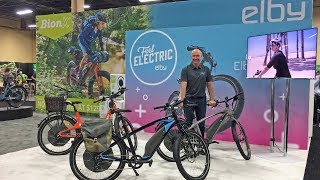 2018 Elby Electric Bike Updates from Interbike (S1, C1, Carrier Rack, BionX Motor)
