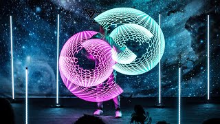 Amit Kenig 'UPGRADED'  LED Staff Spinning Performance