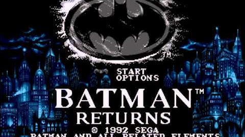 Batman Returns (Gen) Music - Intro, Title