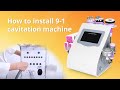Ms76d1maxsb how to install 91 cavitation machine