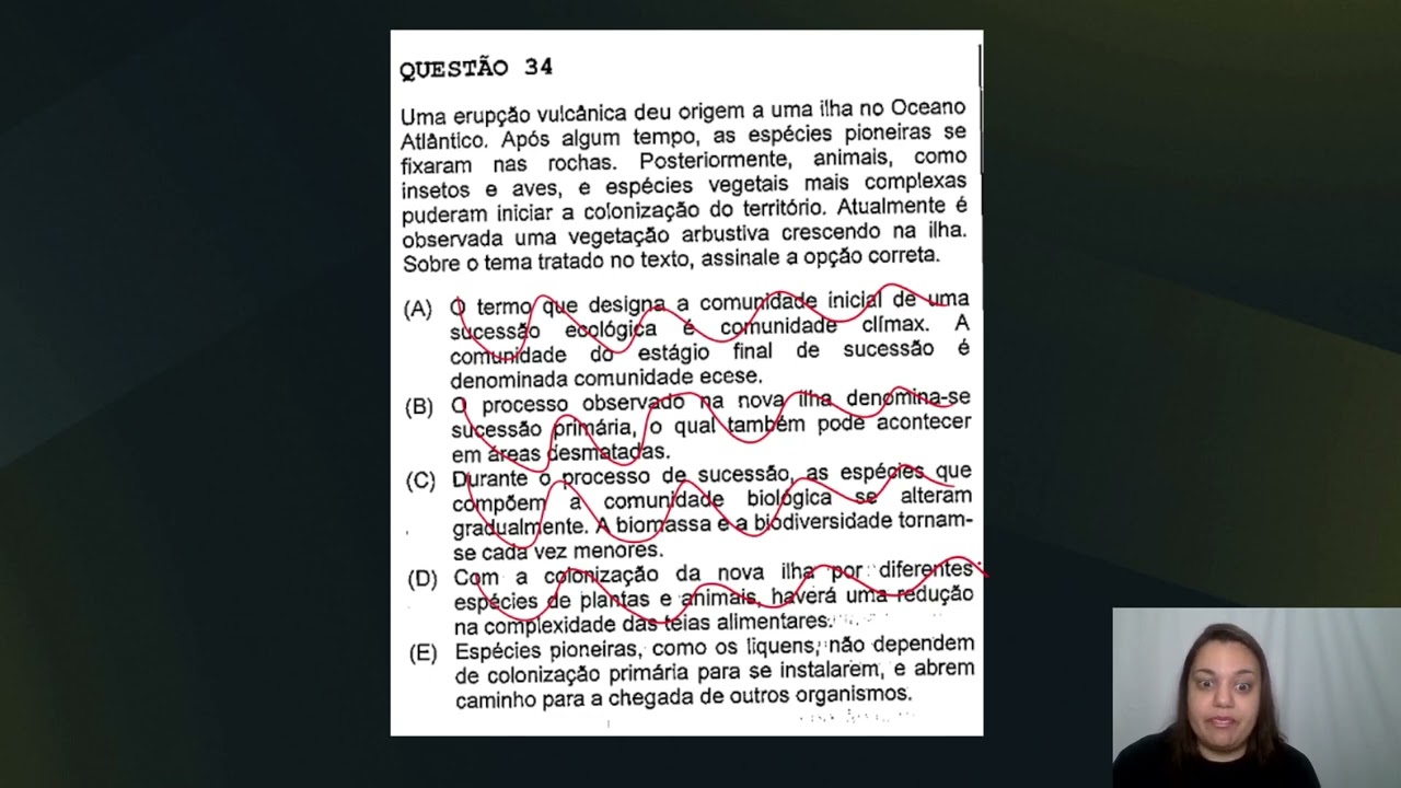 Resolução da prova de Biologia - Colégio Naval 2023 | Prof. Camila Borrely  (TM)