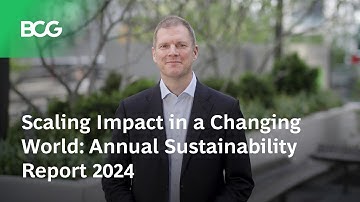 Scaling Impact in a Changing World: Annual Sustainability Report 2024