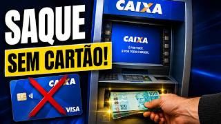 SAQUE SEM CARTÃO NO CAIXA ELETRÔNICO DA CAIXA ECONÔMICA PASSO A PASSO