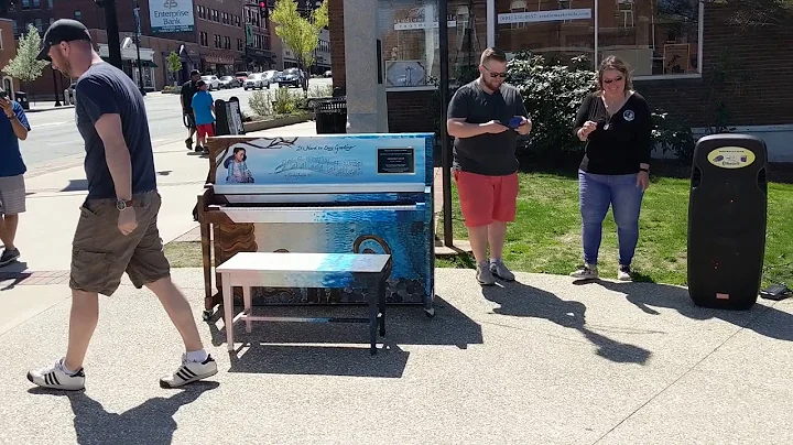 Nashua Street Piano Unveiling at Nu Muse, Amber Ca...