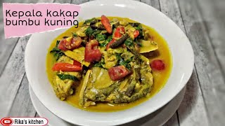 Kepala Kakap Bumbu Kuning tanpa santan gurih dan super enak