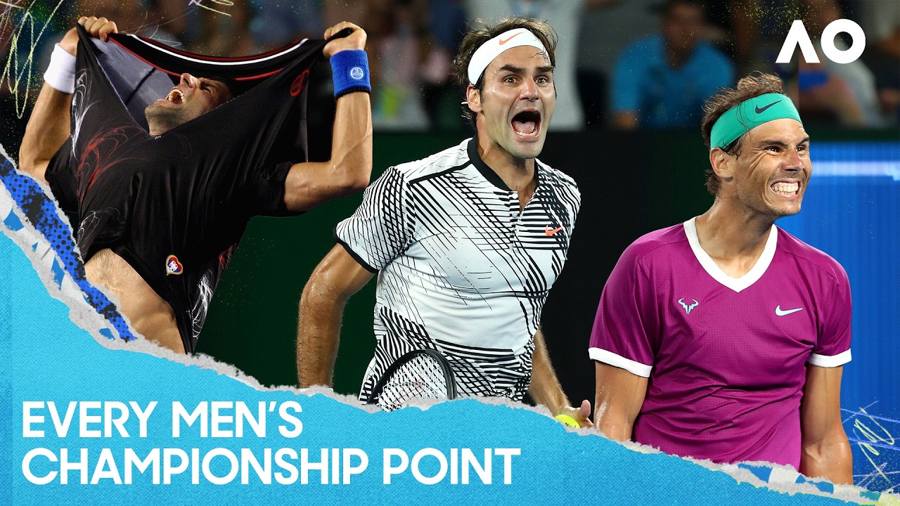 Every Men's Championship Point This Century | Australian Open