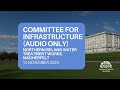 Committee For Infrastructure Meeting, 13 November 2024