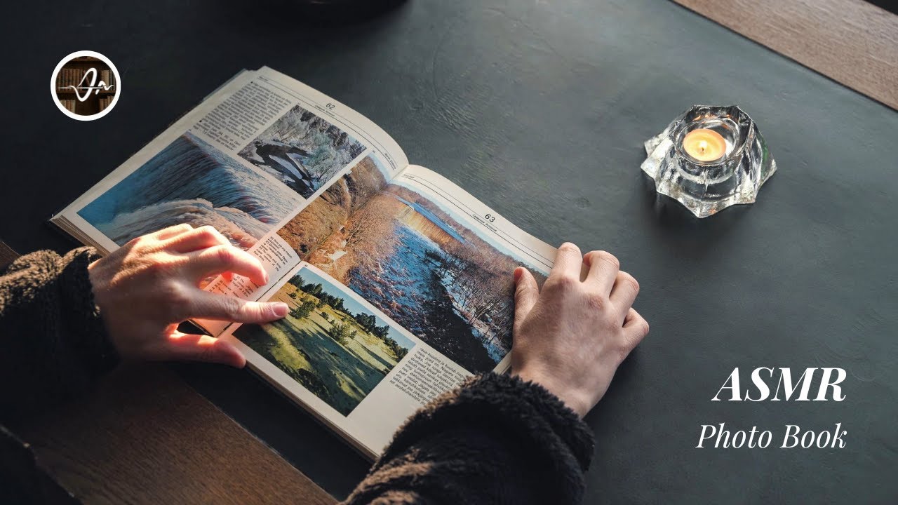 Page Turning ASMR | Estonian Landscapes (Shiny Pages)