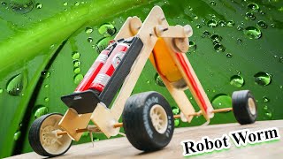 How to make simple Robot at home - Robot Worm