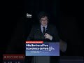 Milei lloró en el Foro Económico de París