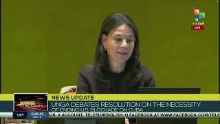 UN General Assembly debates draft resolution against the U.S. economic blockade on Cuba
