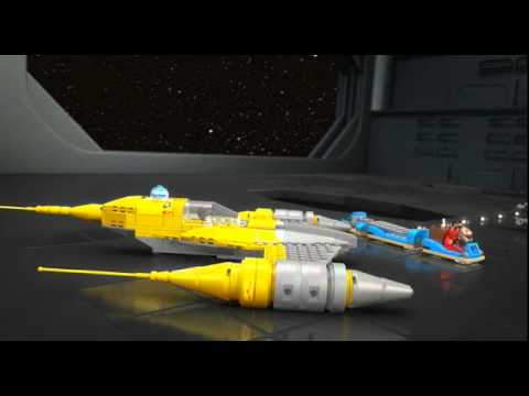 LEGO 7877 Lego Star Wars Naboo Starfighter   Lego 3D Review