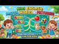 Match the Word with Correct Picture | Kids English Learning Game | ABC Vocabulary Activity for Kids