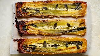 Upside-Down Leek Tart | Caramelised Leeks, Puff Pastry & Cottage Cheese for Zero-Waste Cooking screenshot 4