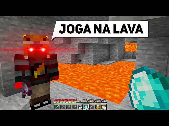 MEU AMIGO BRIGOU COM O GELEIA NO MINECRAFT ! 