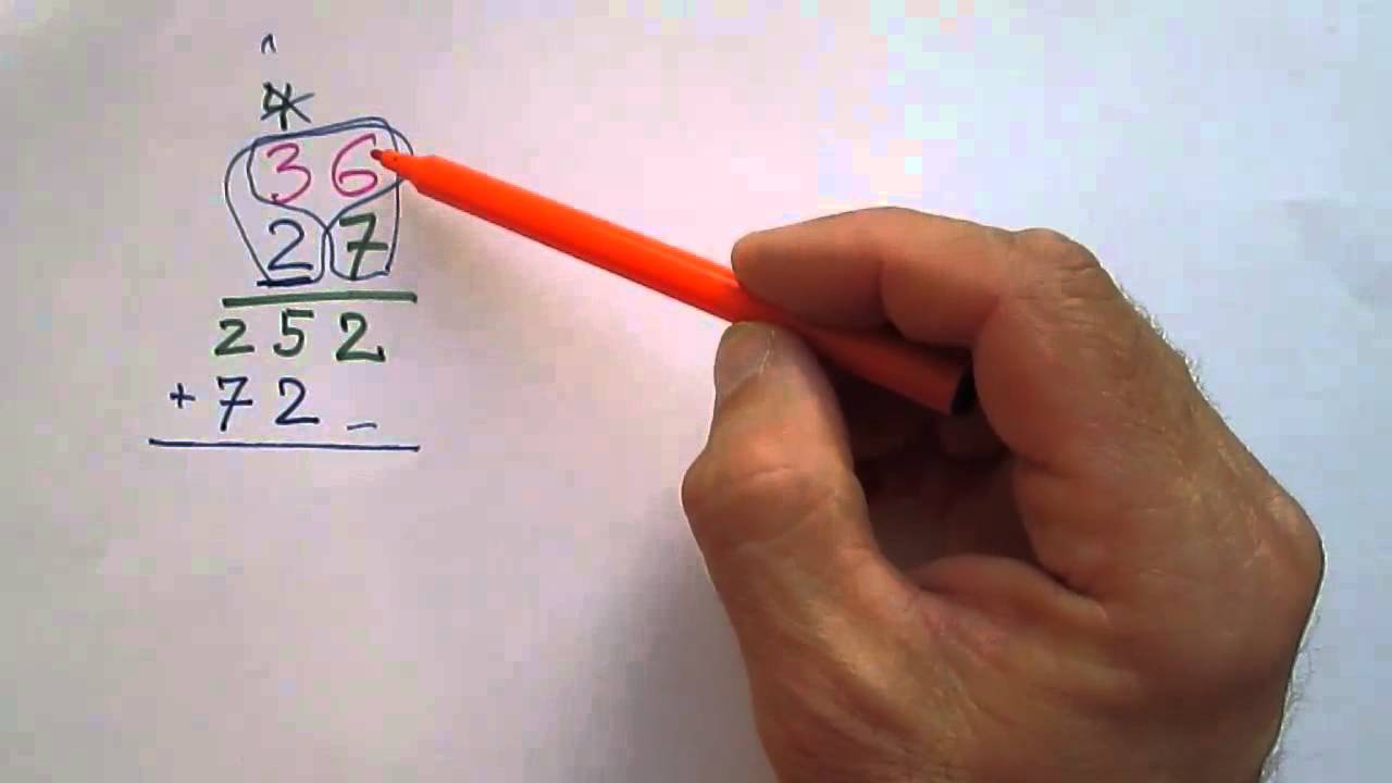 Mnożenie liczb dwucyfrowych