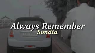 Sondia - Always Remember (DoDo SolSol LaLa Sol OST part. 10)