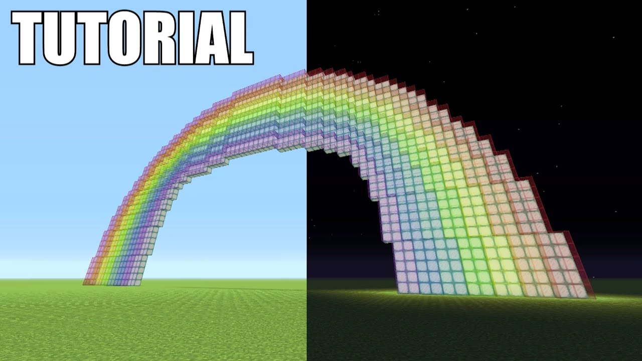 Minecraft Tutorial How To Make An EPIC GLOWING RAINBOW YouTube Minecraft Tutorial How To Make An EPIC GLOWING RAINBOW YouTube