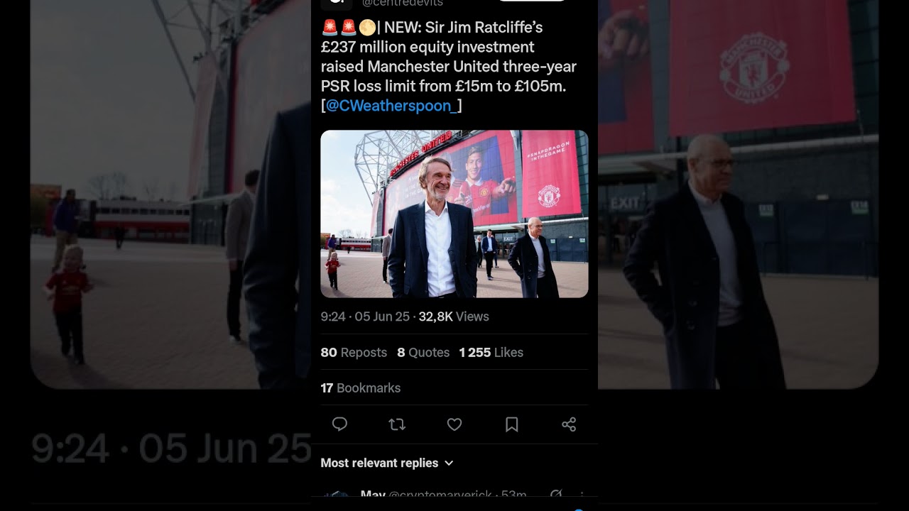 The Reason Why Manchester United have More Money To Spend On Transfers