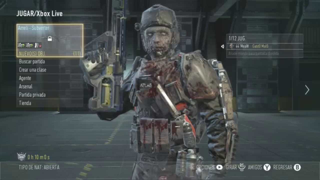 Como obtener el traje Zombie de CoD AW - YouTube