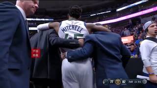 Donovan Mitchell Tears His Achilles! (Emotional) Utah Jazz vs San Antonio Spurs