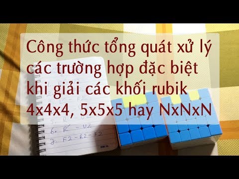 Video CT tổng quát cho các trường hợp ĐB của Rubik 4x4x4 -... - youtube