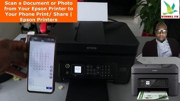 How to Scan a Document or Photo from Your Epson Printer to Your Phone Print/ Share | Epson Printers