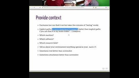 1.3 When and how to ask for help - Getting started with scientific computing/HPC (winter 2022)