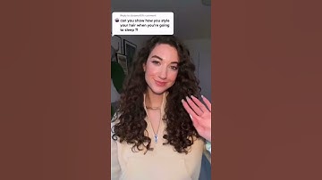 How I Sleep on Curly Hair