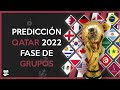 PREDICCIÓN MUNDIAL QATAR 2022 | FASE DE GRUPOS