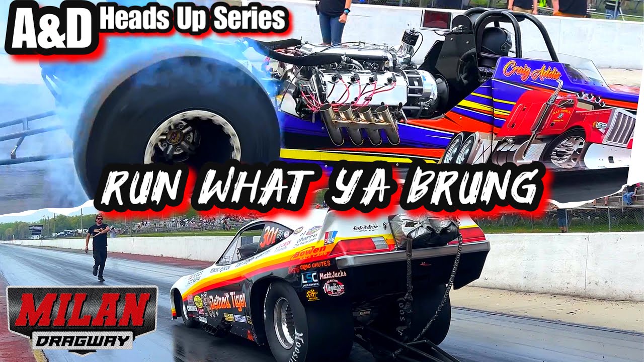 run-what-ya-brung-a-d-heads-up-series-milan-dragway-youtube