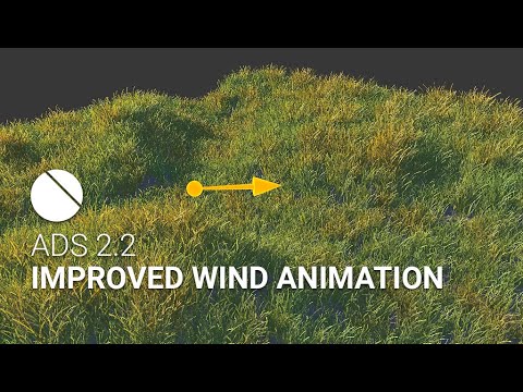 ADVANCED DYNAMIC SHADERS 2.2 for UNITY - Improved wind animation