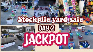 Stockpile yard sale Day 2