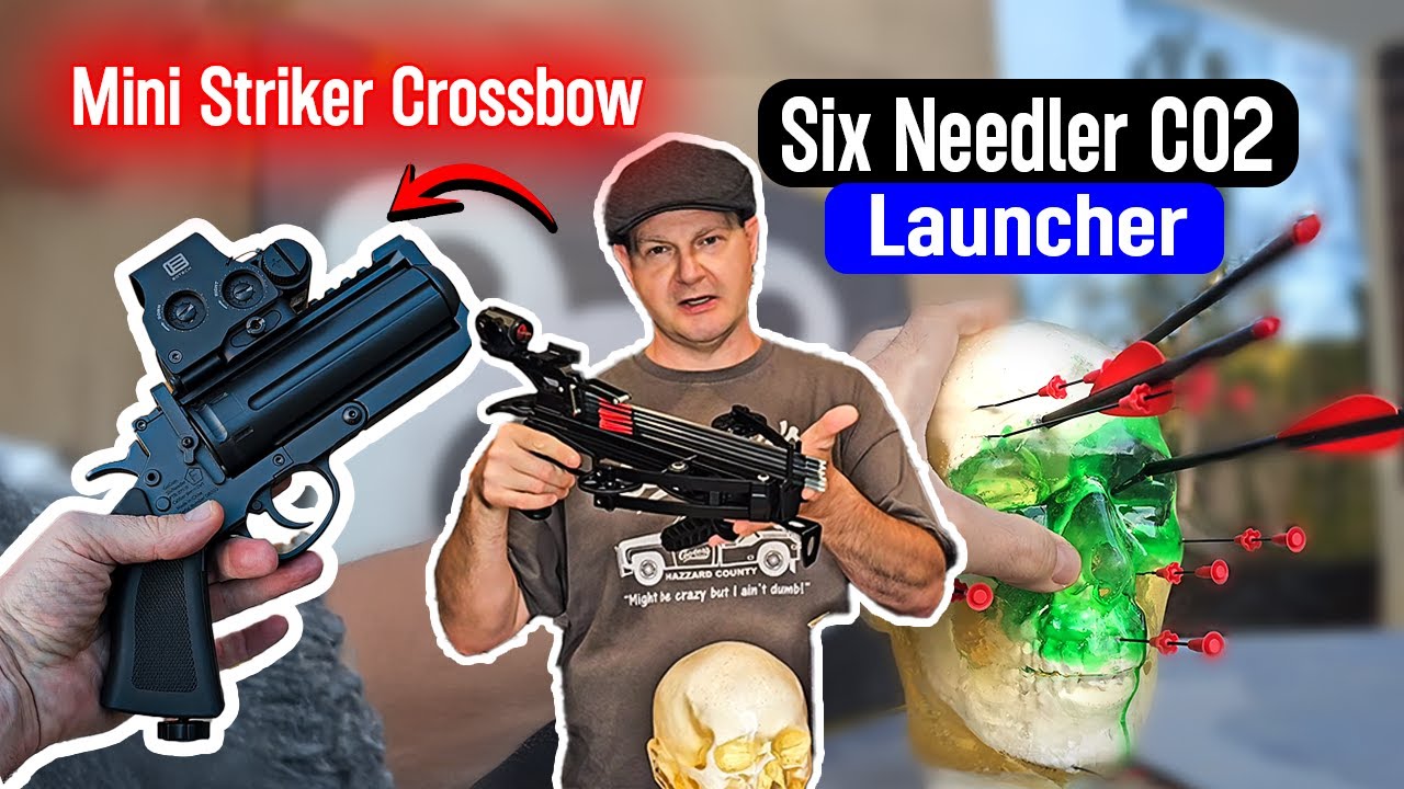 Гранатомет с CO2 Six Needler: распаковка, тестирование и обзор баллистического проникновения в череп