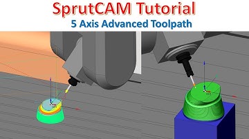SprutCAM Tutorial #73 | Mill 5 Axis Head/Head Toolpath Advanced