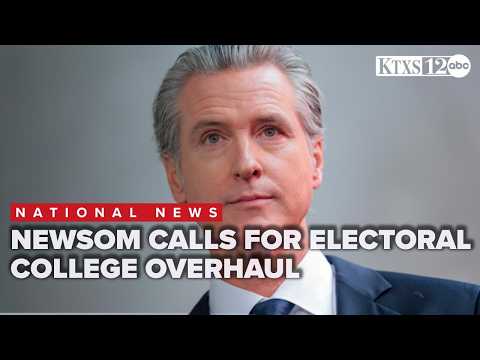 Gavin Newsom calls for Electoral College overhaul, says system has 'perverted' politics
