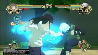 Naruto ultimate Ninja Storm = Neji vs kakashi = ^$^ **