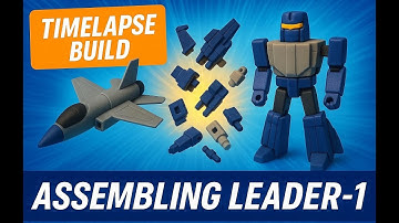 Assembling 3D Printed Leader-1 GoBot Jet From Scratch! (Timelapse Build)