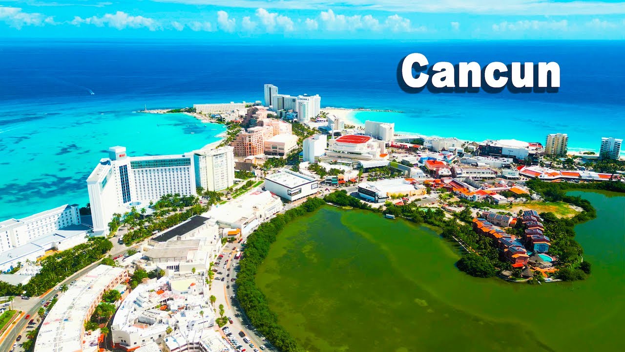 mexico cancun drone