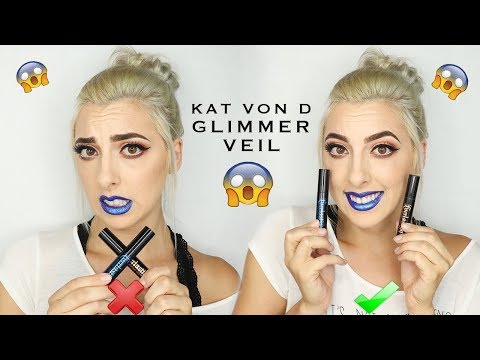 KVD GLIMMER VEIL LIP SWATCH | FULL REVIEW