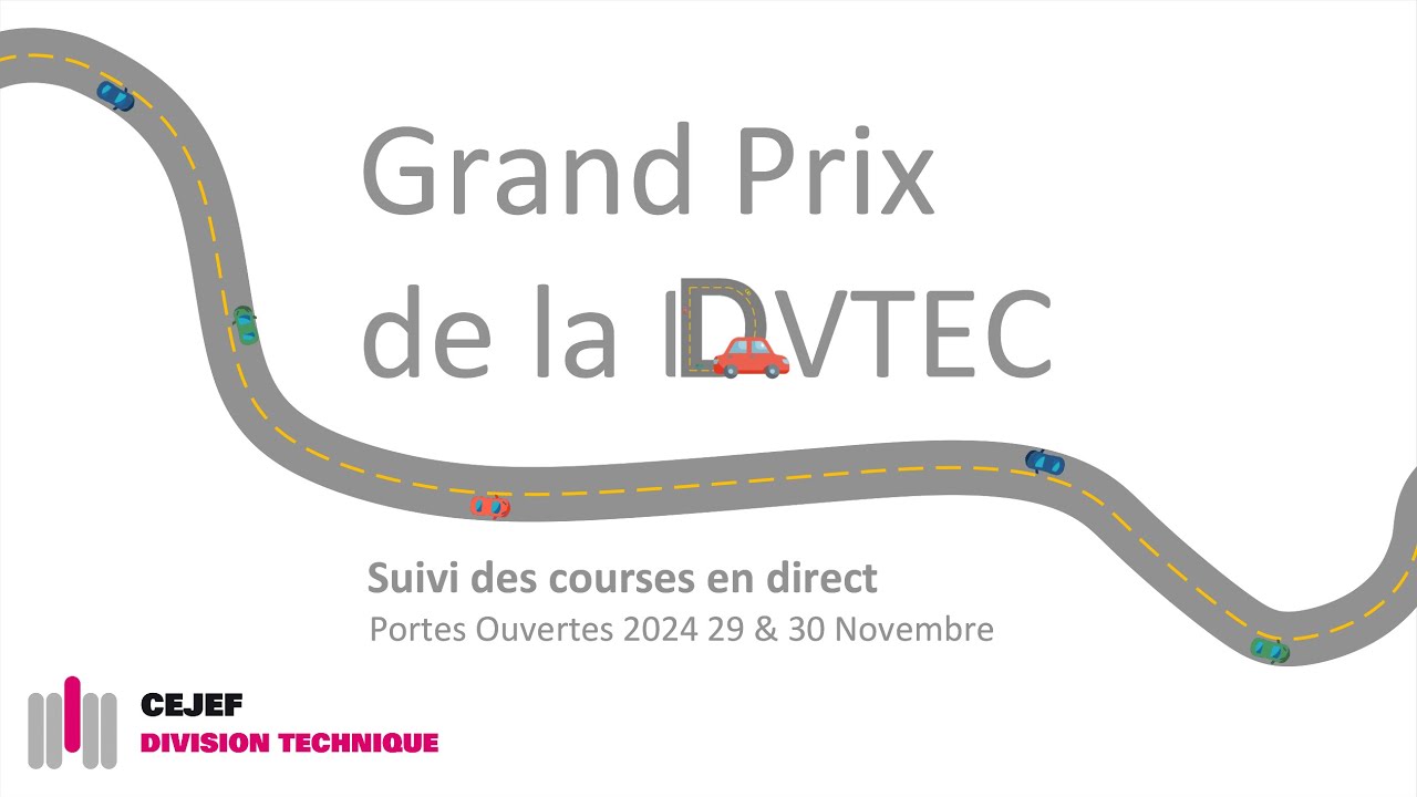 Salon des métiers - 🏁 GRAND PRIX DIVTEC 🏆 - Suivi des courses en direct