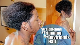 Straightening/Trimming MEN'S Hair