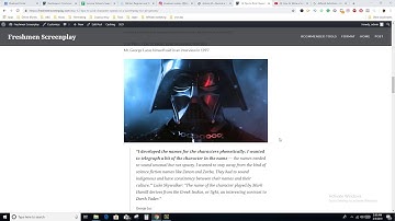 4 RULES for Naming Characters in Screenplays