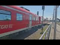 RE1 (3x Baureihe 612) Abfahrt Gera Hbf nach Göttingen