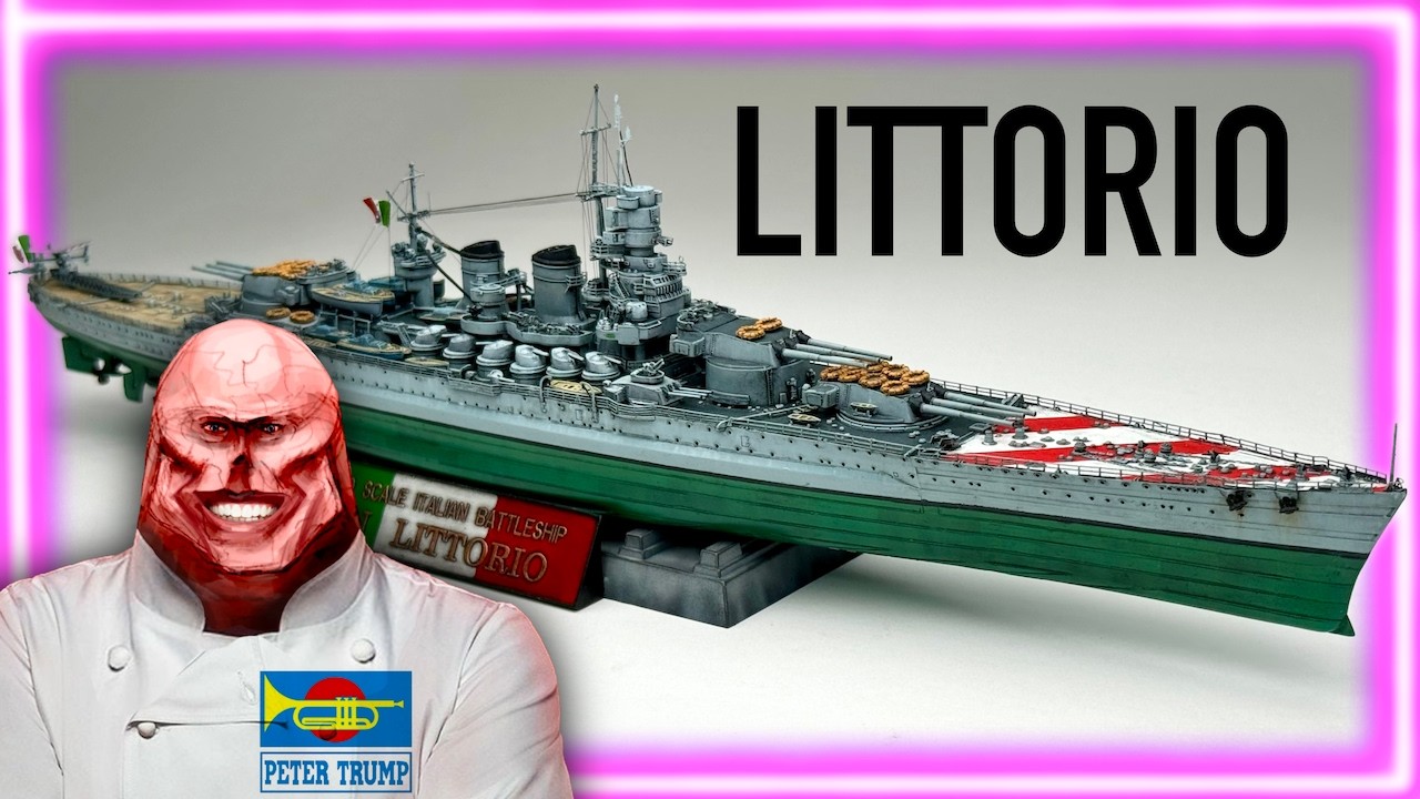 Building the MOST UNDERRATED battleship | 1/700 Littorio Full Build
