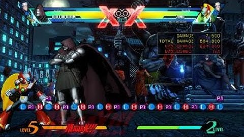 ULTIMATE MARVEL VS. CAPCOM 3 Zero Doom Vergil Full Screen