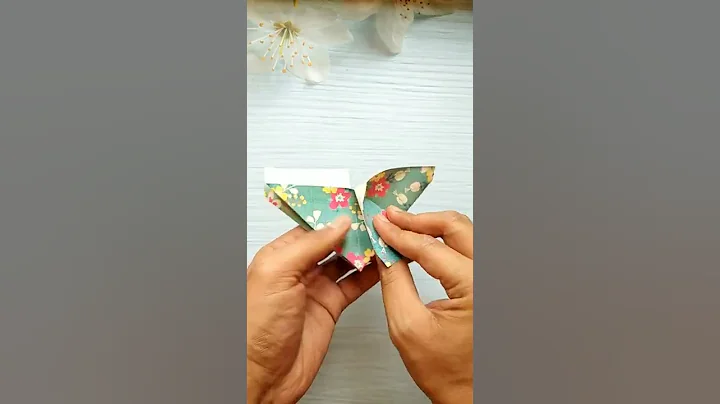 Origami Butterfly | How to Make Paper Butterfly | Butterfly Wall Hanging |Paper Craft #shorts #viral