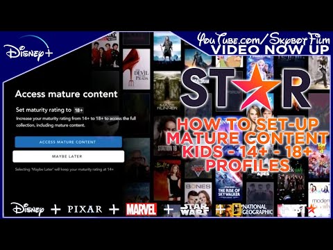 Disney Star - How to Set Up Mature Access on Disney Plus UK (Disney+ parental controls)